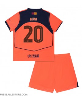 Günstige Barcelona Dani Olmo #20 3rd trikot Kinder 2025-26 Kurzarm (+ Kurze Hosen)